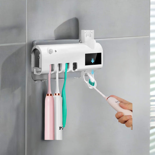 Dispensador automático de pasta de dientes UV
